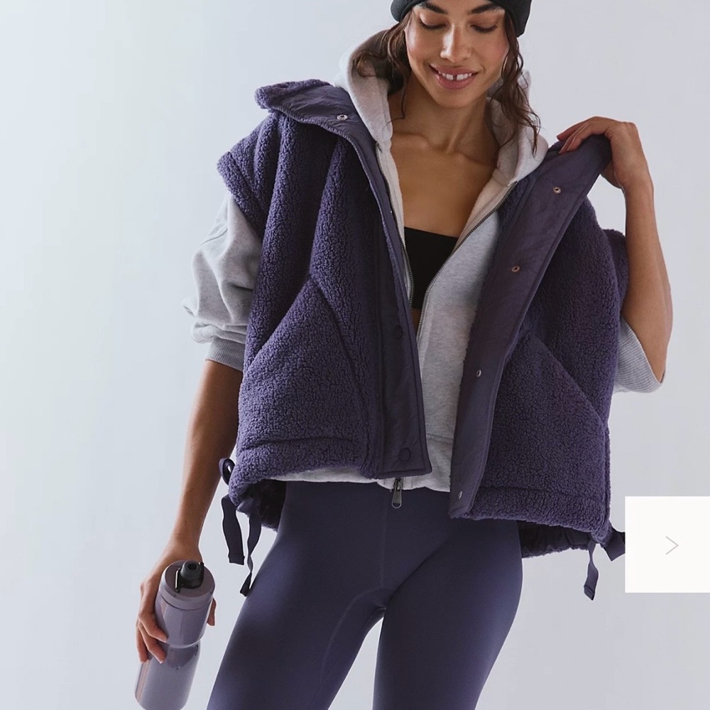 FP Movement by Free People Purple Teddy Jacket